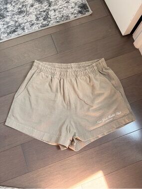NWOT Sporty & Rich NY Health Club Shorts